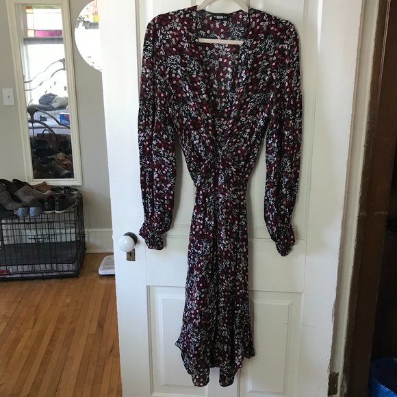 Nicholas Silk Floral Midi Dress - Picture 2 of 4